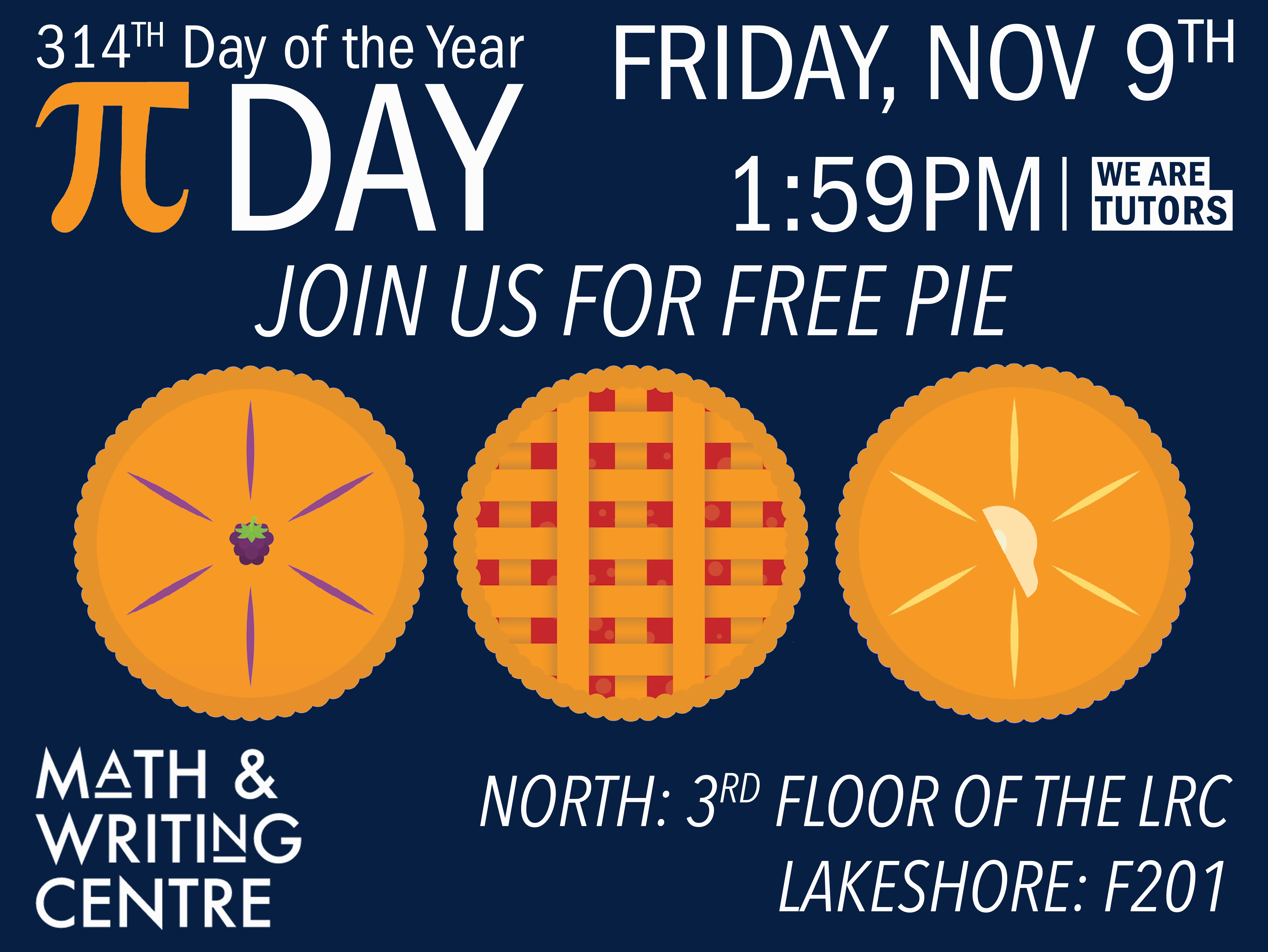 Pi Day in the Math & Writing Centre Humber Communiqué